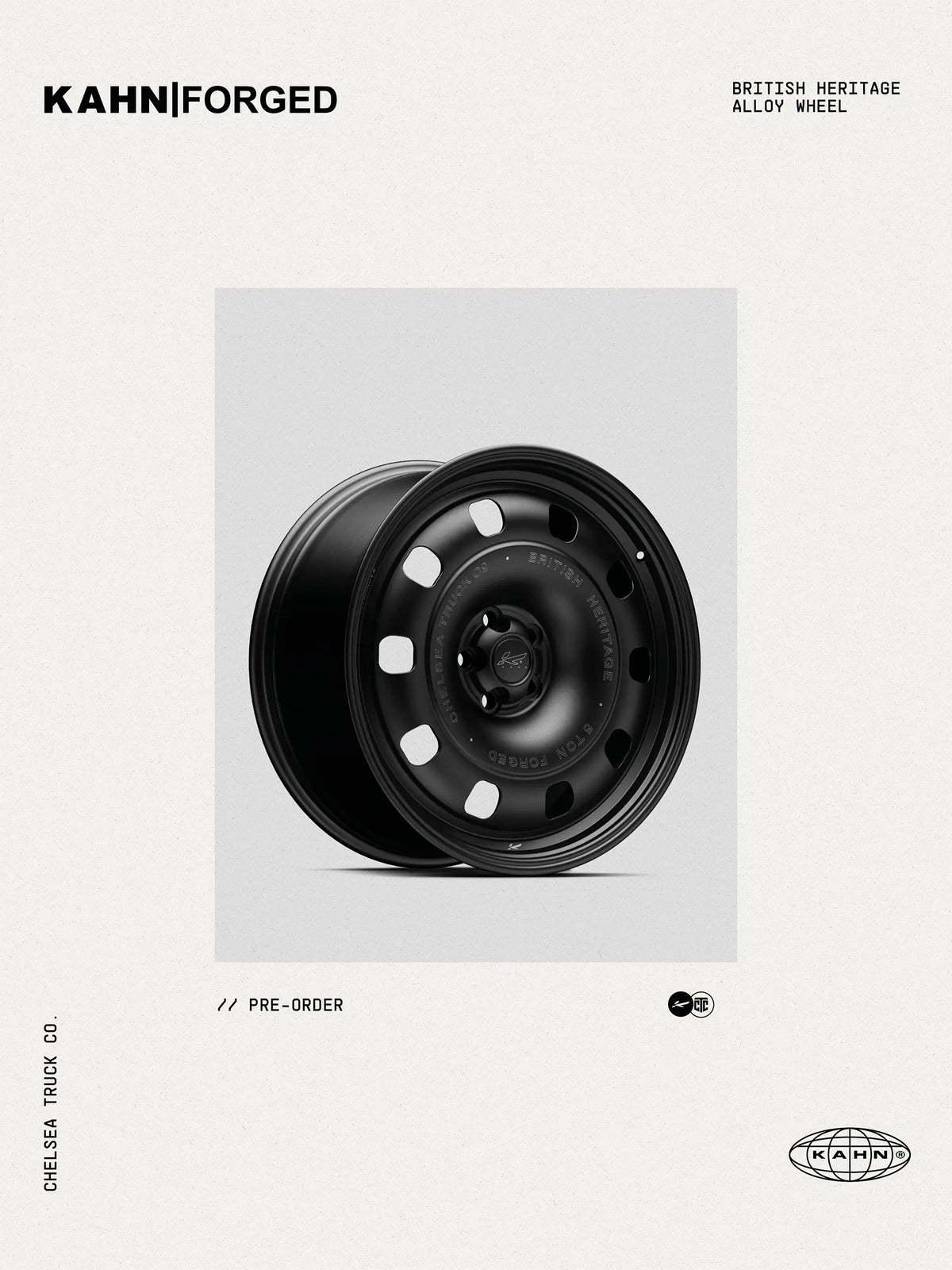 KAHN Forged British Heritage wheel presentation