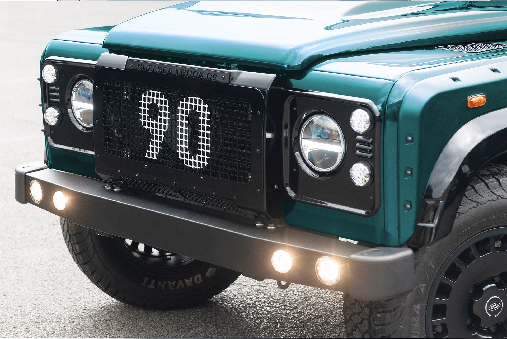 Chelsea Truck Company Defender heritage front detail