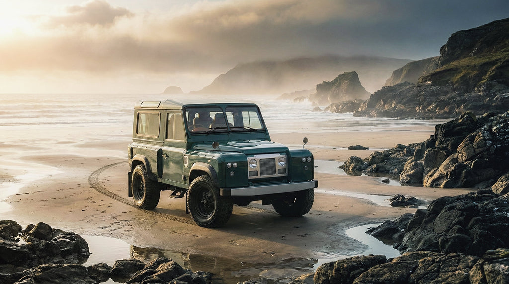 KAHN Flying Huntsman Homage II Defender on a coast